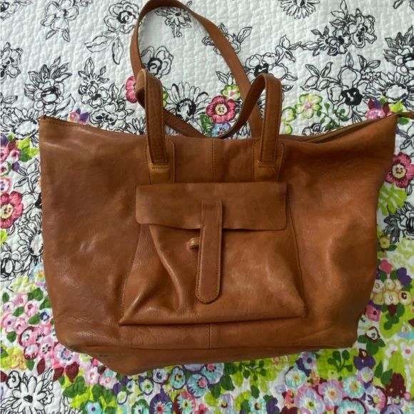 Free People Leather Tote - Picture 6 of 12